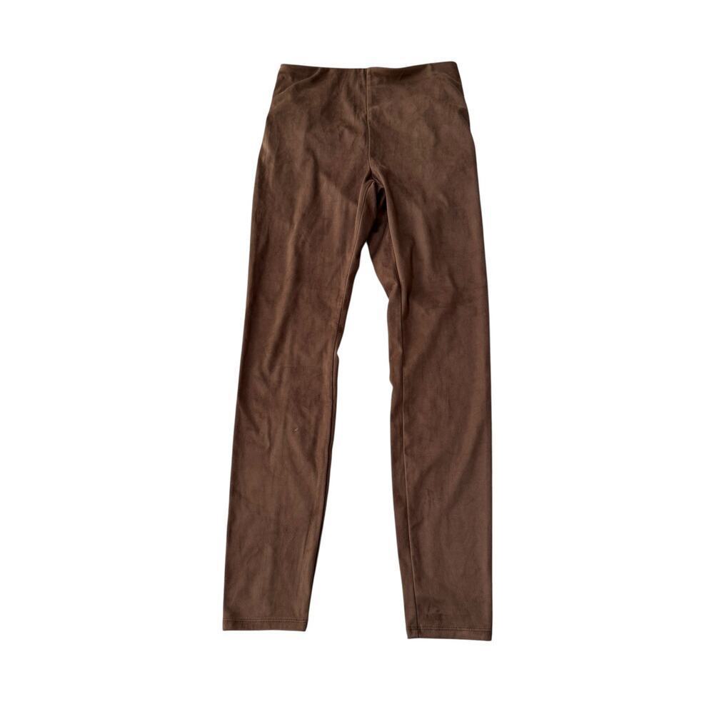 Lysse Women's Brown Velvet Leggings Size S